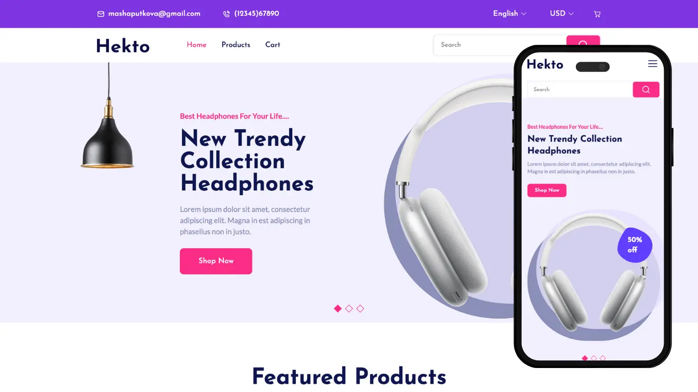 Hekto Online Shop preview